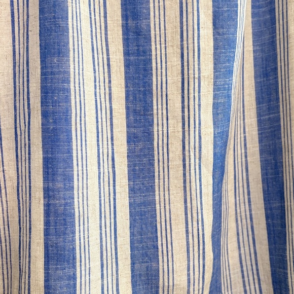 3/$10⚡️Torrid Blue & White Striped Knee Length Skirt with Elastic Waist - Picture 7 of 14